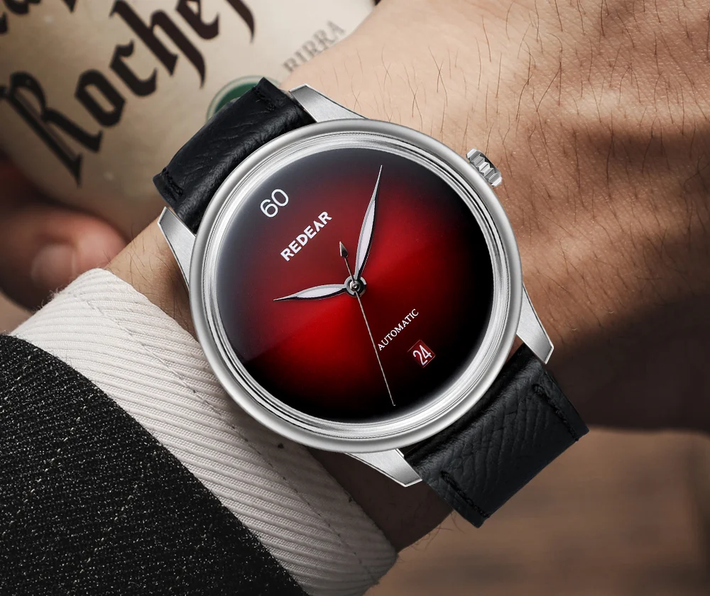 Мужские ультратонкие механические часы REDEAR