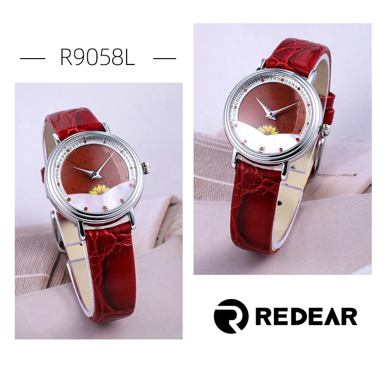 Женские роскошные часы REDEAR из высококачественного мрамора