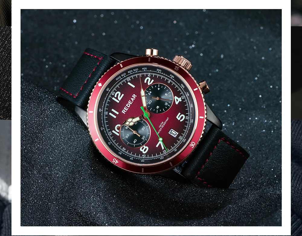 Мужские многофункциональные кварцевые часы REDEAR