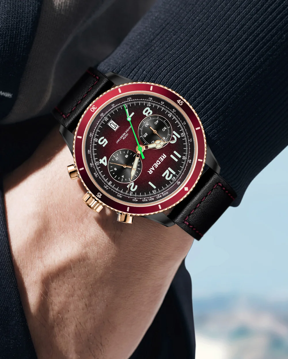 Мужские многофункциональные кварцевые часы REDEAR