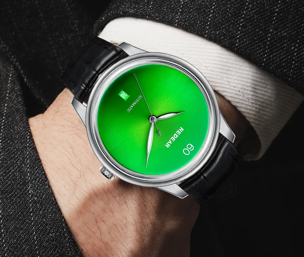 Мужские ультратонкие механические часы REDEAR