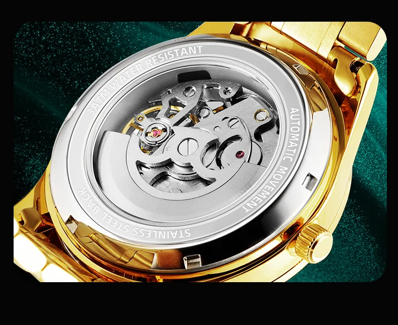 Мужские автоматические часы с драгоническим элементом Carl Vinson