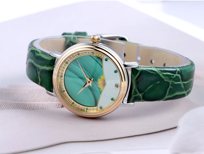 Женские роскошные часы REDEAR из высококачественного мрамора