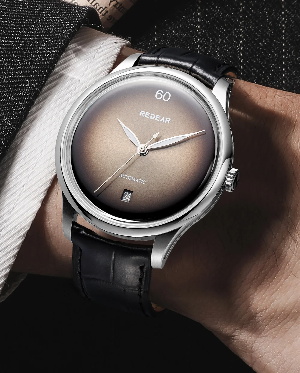 Мужские ультратонкие механические часы REDEAR