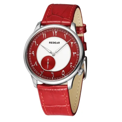 Элегантные мужские кварцевые часы REDEAR с малой секундной стрелкой